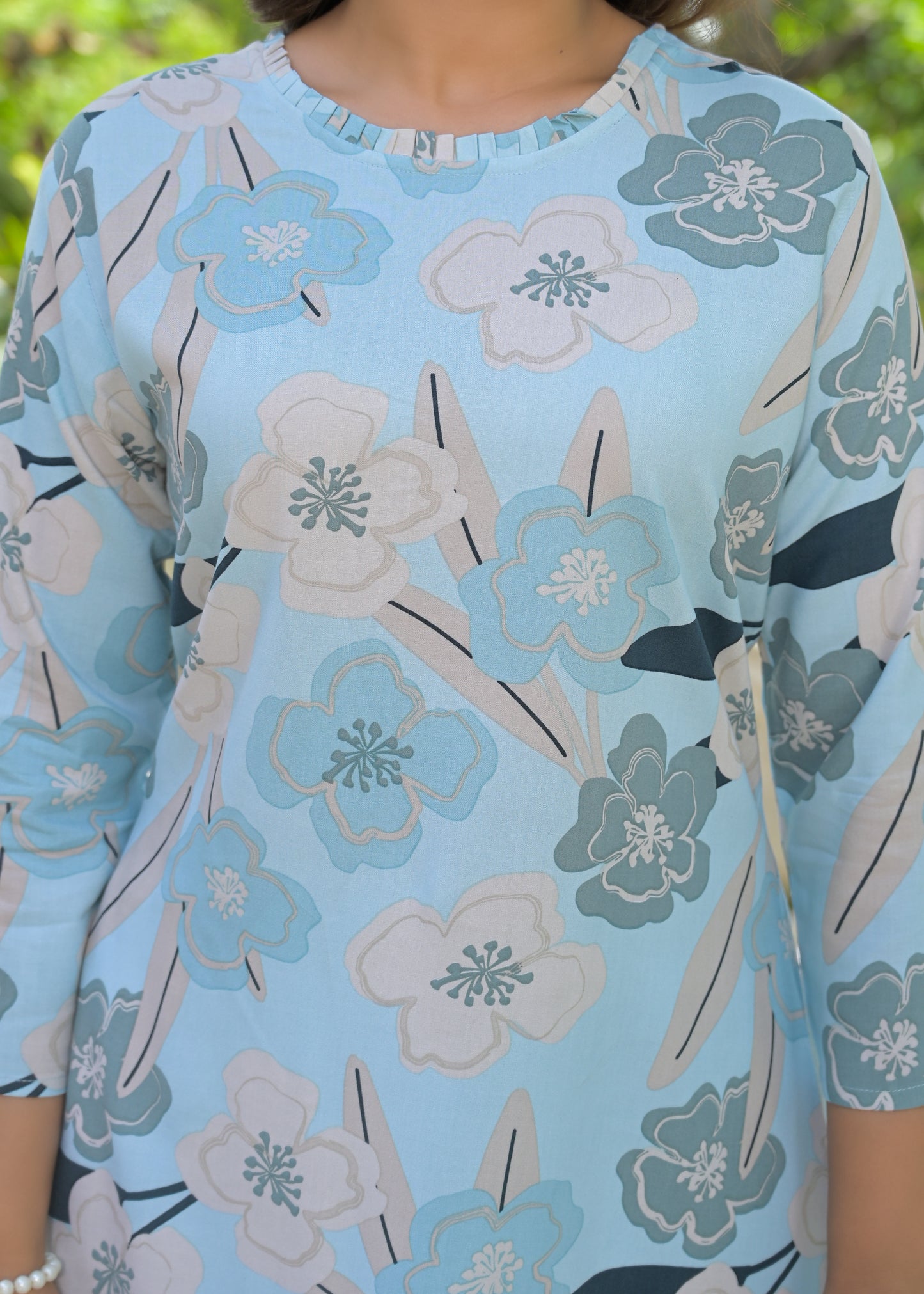 Blue Blossom Co-ord Set