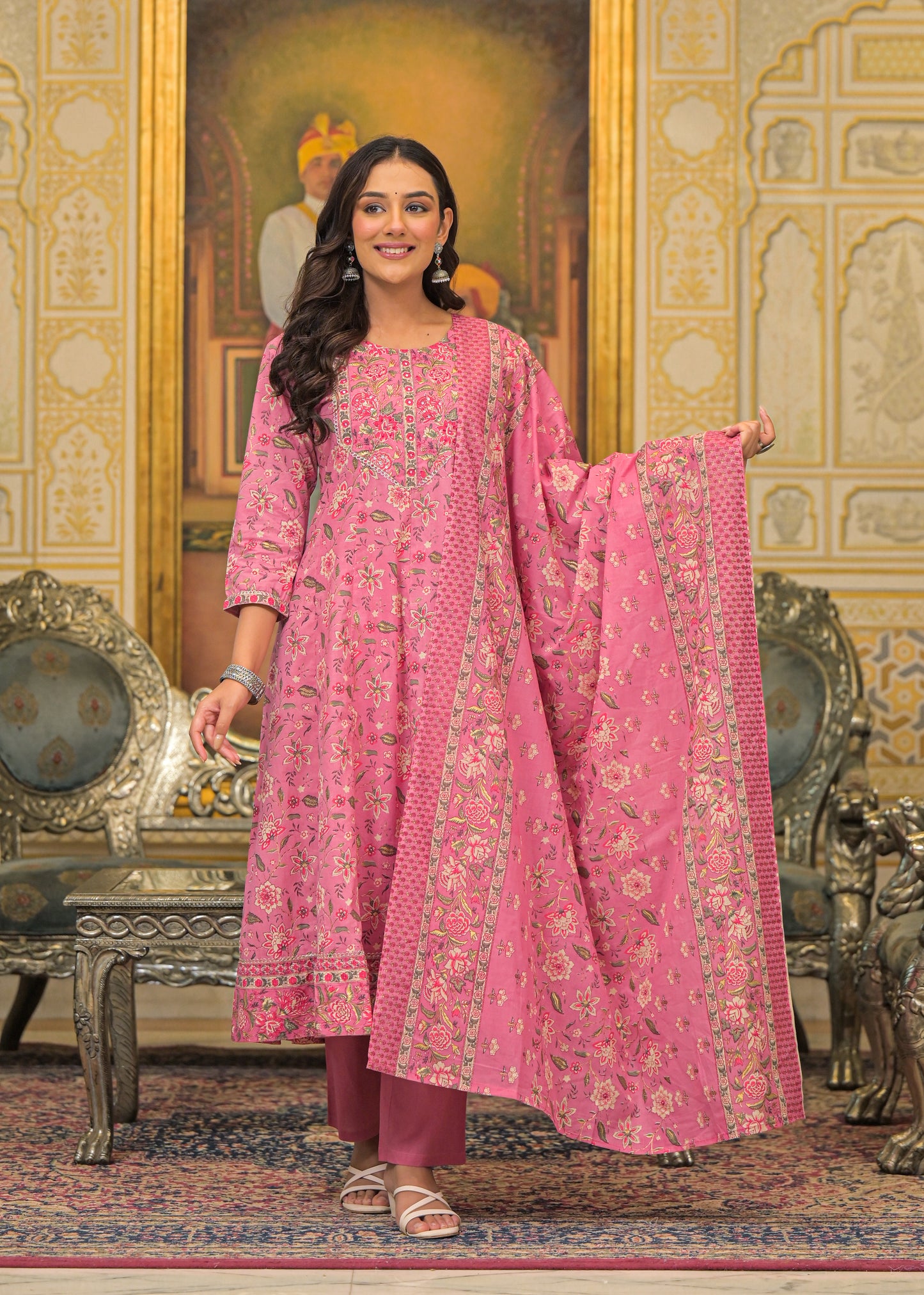 Gulabi Bagh Cotton Suit Set
