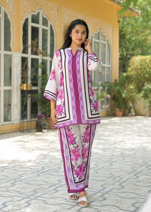 Pink Urban Line Co-ord Set