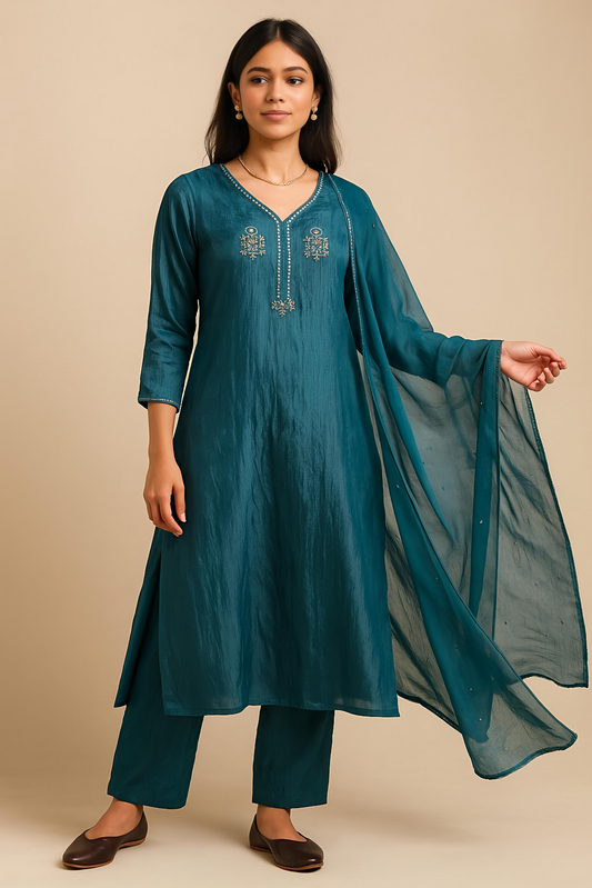 Blue Elysian A-Line Set