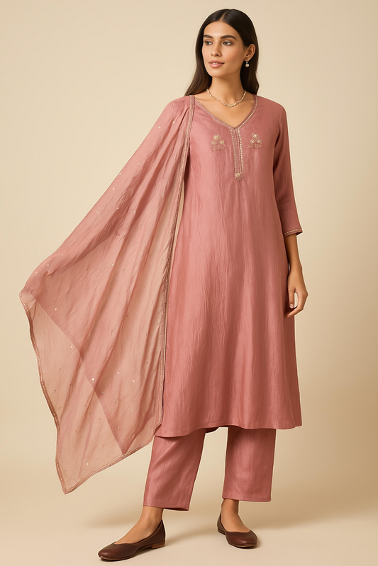 Pink Elysian A-Line Set