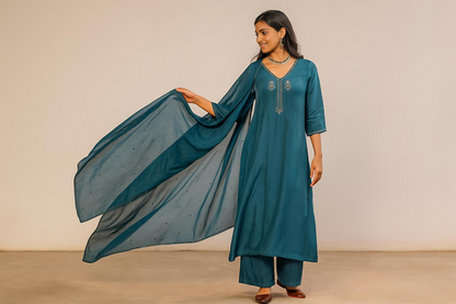 Blue Elysian A-Line Set