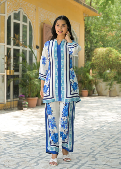 Blue Urban Line Co-ord Set