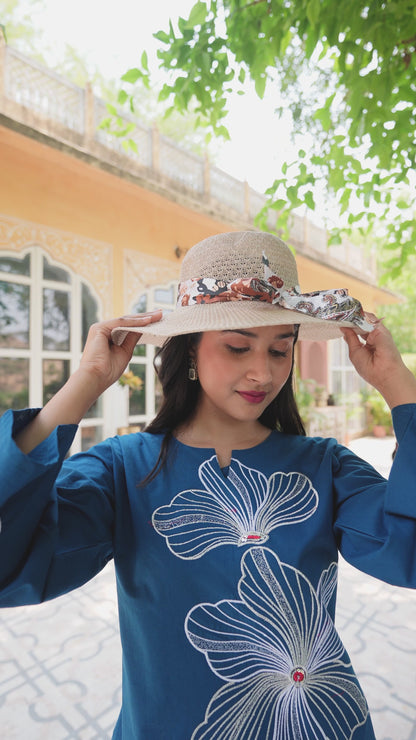 Blue Bloom Coord Set